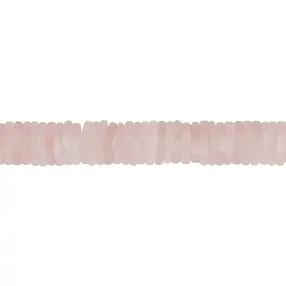 Rang de colliers triangle plat, Quartz rose, mat, 02 x 10mm | Marco Schreier