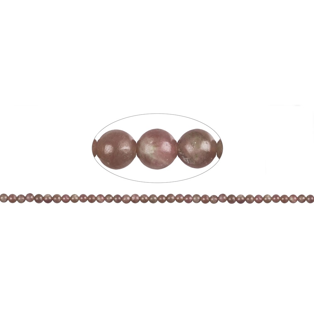 Strang Kugeln, Rubin B, 04mm | Mineralienhandel Edelsteine, Heilsteine & Schmuck