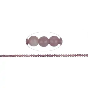 Cuentas de piedras preciosas, Rubí, 04mm (39cm) | Marco Schreier