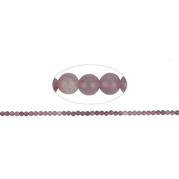 String Beads, Ruby, 04mm (39cm) | wholesaler gems, healing stones & jewelry
