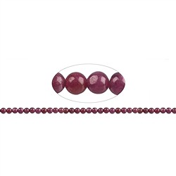 141350100622 Strang Kugeln, Rubin, 07mm | Mineralienhandlung Edelsteine, Heilsteine & Schmuck