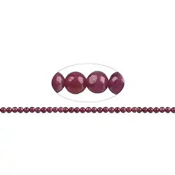 141350100622 String Beads, Ruby, 07mm | wholesaler - gems, precious & healing stones, jewelry