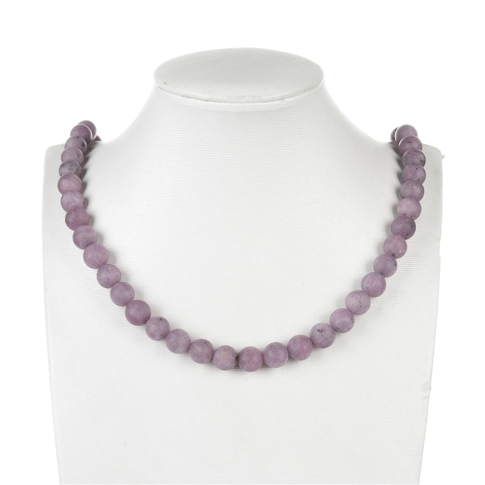 Filo di perline, Rubino, opaco, 10 mm (39 cm) | Marco Schreier