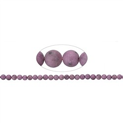 141350100910 String Beads, Ruby, matt, 10mm (39cm) | wholesale gems, healing stones & jewelry