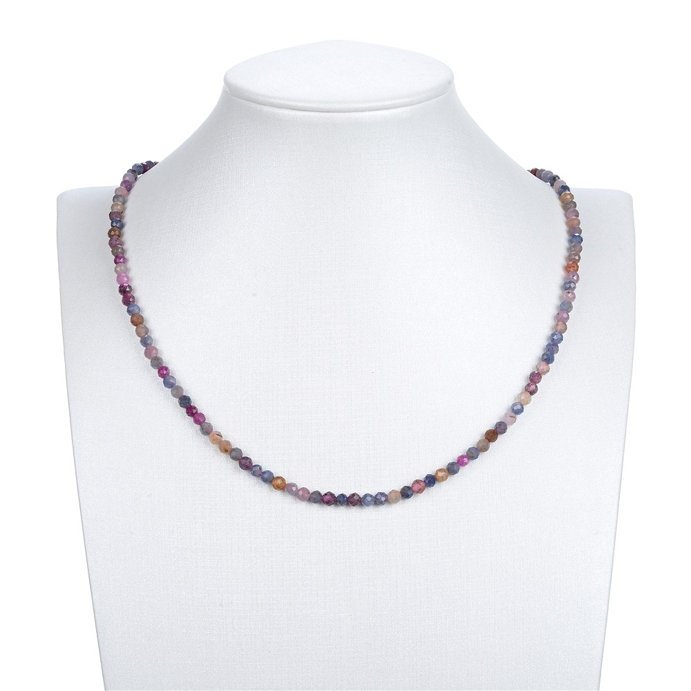 String Beads, Sapphire, Ruby, 04mm (39cm) | wholesaler gems & healing stones