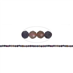 141350104921 Rang de colliers boules, Saphir, Rubis, 04mm (39cm) | Marco Schreier