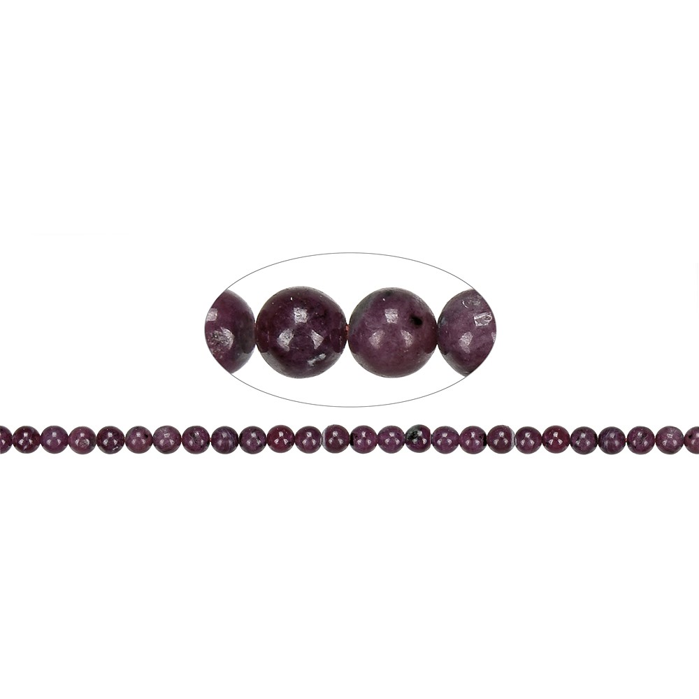 String Beads, Ruby 05,5-06 mm (39cm) | wholesaler gems, healing stones & jewelry