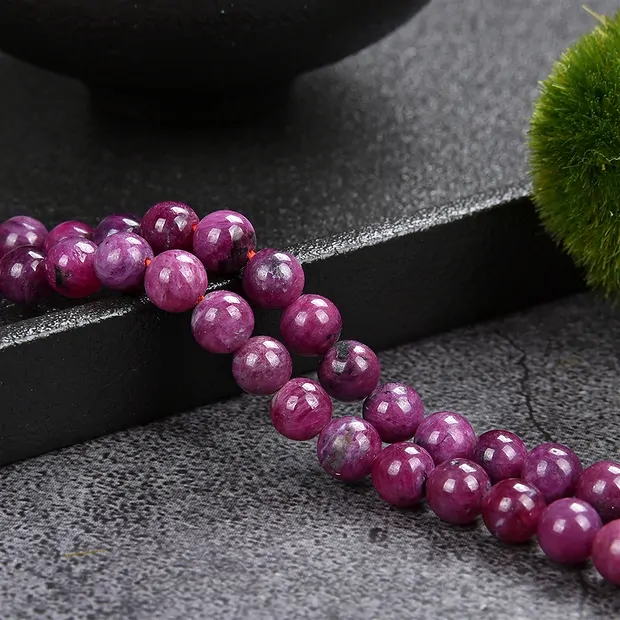 Strang Kugeln, Rubin A, 05,5-06 mm (39cm) | GH Edelsteine, Heilsteine & Schmuck