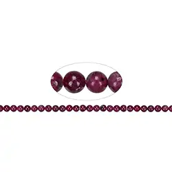 141350109022 Strang Kugeln, Rubin A, 05,5-06 mm (39cm) | GH Edelsteine, Heilsteine & Schmuck
