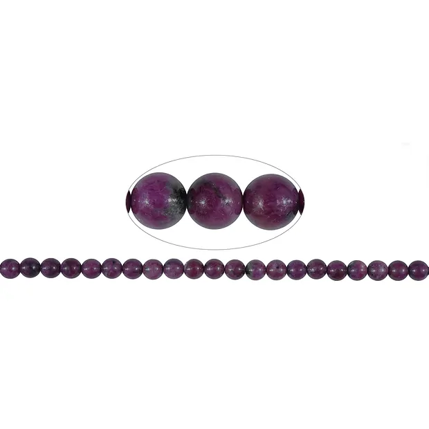 Strang Kugeln, Rubin A, 05,5-06 mm (39cm) | GH Edelsteine, Heilsteine & Schmuck