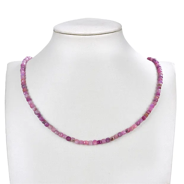 Strang Würfel, Rubin (hell), facettiert, 04mm (39cm) | Marco Schreier