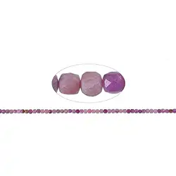 141350208420 Rang de colliers, Rubis (clair), à facettes, 04mm (39cm) | Marco Schreier