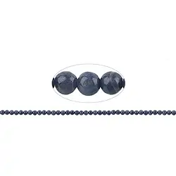 141370100321 Strang Kugeln, Saphir, 04mm | Mineralien-Handel Edelsteine, Heilsteine & Schmuck