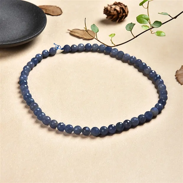 Strang Kugeln, Saphir, facettiert, 08mm | GH Edelsteine, Heilsteine & Schmuck