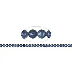 141370101821 Rang de collier boules, Saphir, à facettes, 08mm | Marco Schreier