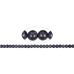 141370106621 Rang de collier boules, Saphir, 07 - 08mm (38cm) | Marco Schreier