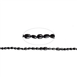 141370322825 Strand of Lenses, Star Diopside (Black Star), 11 x 08mm | Marco Schreier