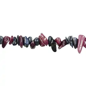 Rang de colliers éclats, Saphir, env. 03 x 04mm | Marco Schreier