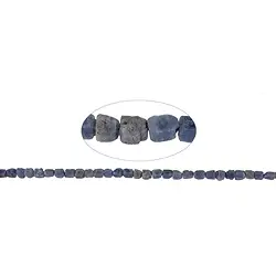 141371600601 Rang de colliers de pierres brutes, Saphir, 06-09 x 06-07mm | Marco Schreier