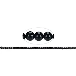 141380100320 Strang Kugeln, Schörl (stab.), 04mm | Schreier Edelsteine, Heilsteine & Schmuck