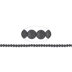 141380100510 String Beads, Tourmaline (stab.), matt, 06mm | wholesaler gems &amp; healing stones