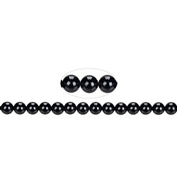 141380100720 String Beads, Tourmaline (stab.), 08mm | Schreier gems, healing stones &amp; jewelry