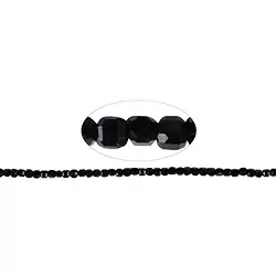 141380209920 Rang de collier, Schorl (stab.), facetté, 02,0 - 02,5mm (39cm) | Marco Schreier