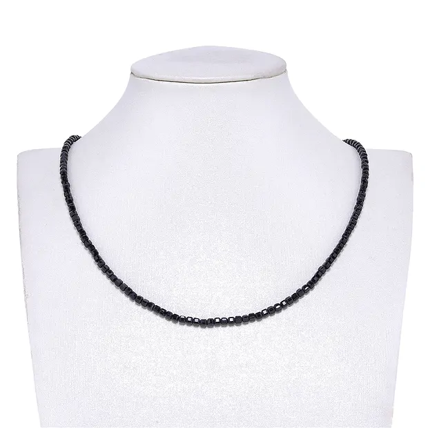 Stringed beads, Tourmaline (stab.), 03mm, faceted | Marco Schreier