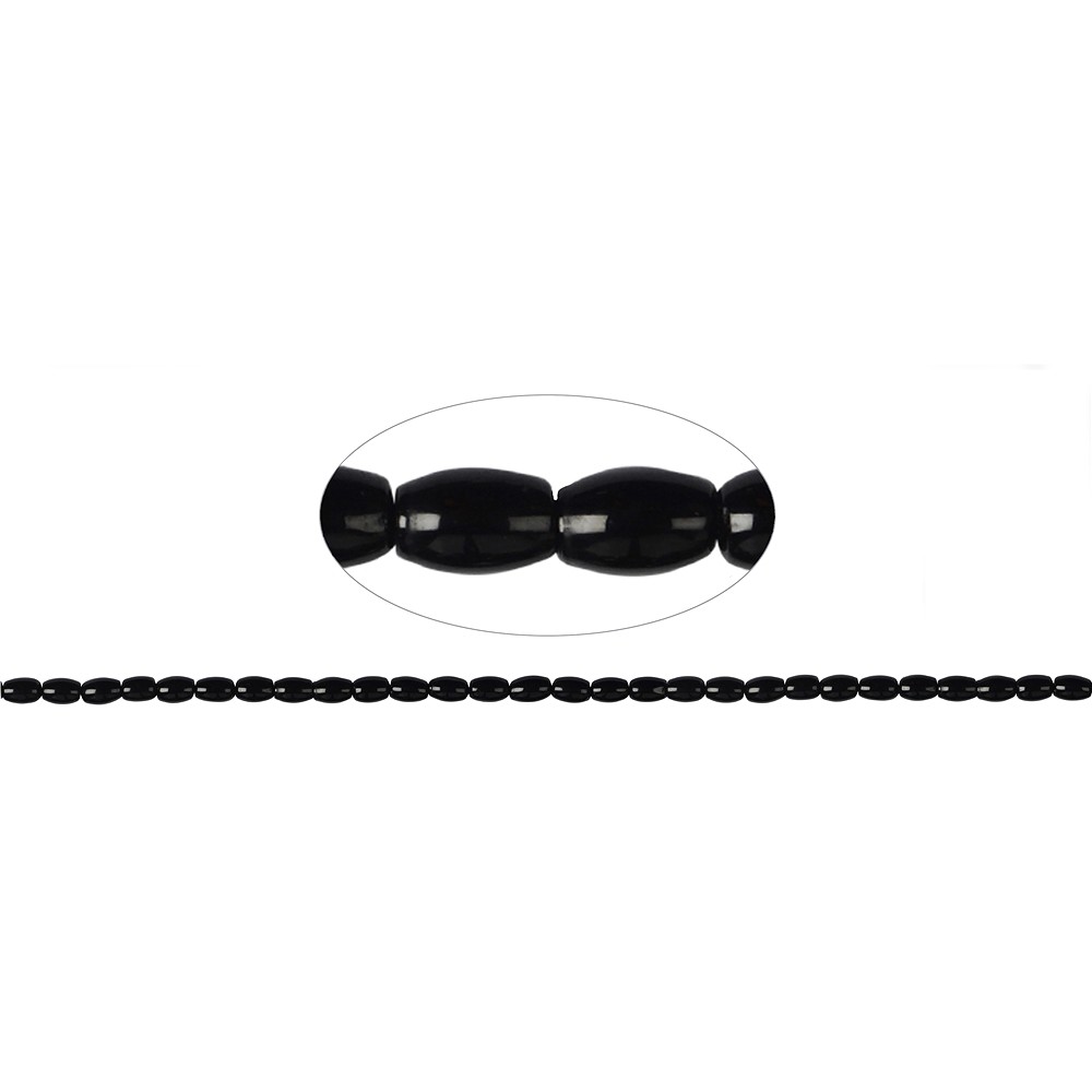 Spindle strand, Tourmaline (stab.), 06 x 04mm | wholesaler gems & healing stones