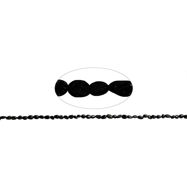 pepite, Schorl (stab.), 06 - 08 mm | Gemme Schreier, pietre curative e gioielli