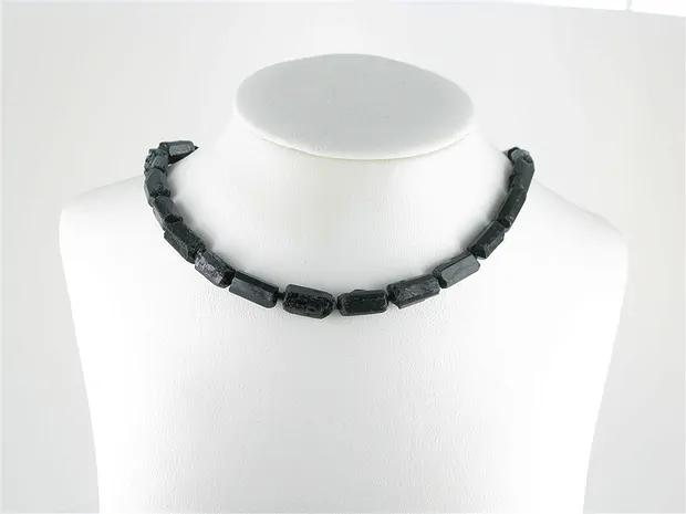 Rang de colliers, Schorl (stab.), 12-20 x 08mm | Marco Schreier