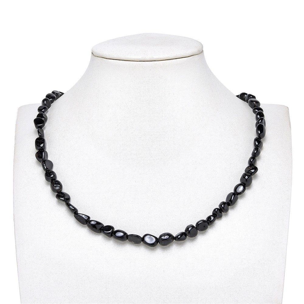 Rang de colliers Nuggets, Schorl (stab.), 06-11 x 06-08mm | Marco Schreier