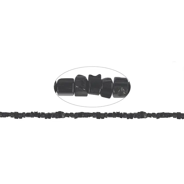 Strand crystals, Tourmaline (black) AA (stab.), 05-06 x 06-08mm | Marco Schreier