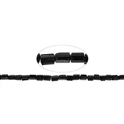 141380623605 Rang de colliers de pierres brutes, Schorl (stab.), 07-11 x 07-09mm | Marco Schreier