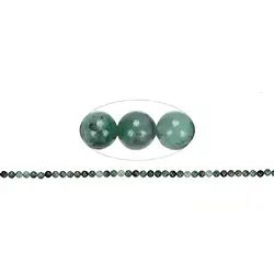 141440100321 String Beads, Emerald, 04mm (39cm) | wholesaler gems, healing stones & jewelry