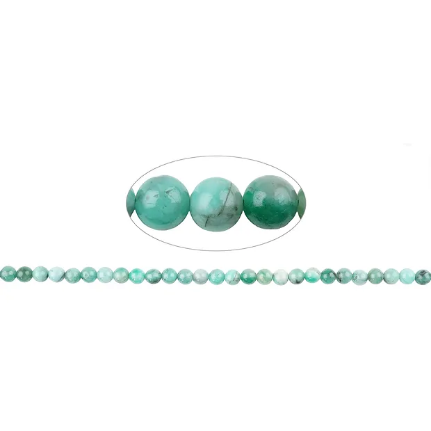Strang Kugeln, Smaragd, 06mm | Mineralienhandel Edelsteine, Heilsteine & Schmuck