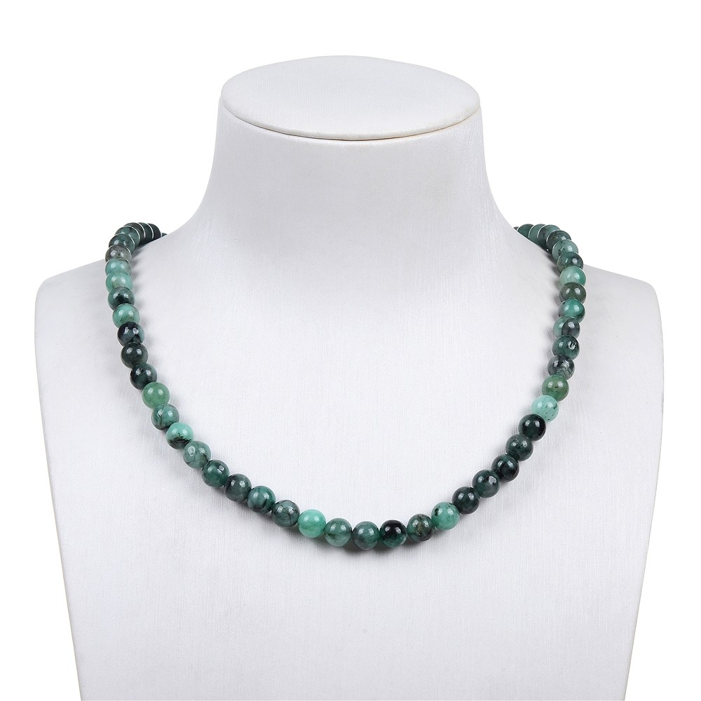Strang Kugeln, Smaragd, 08mm | Mineralienhandel Edelsteine, Heilsteine & Schmuck