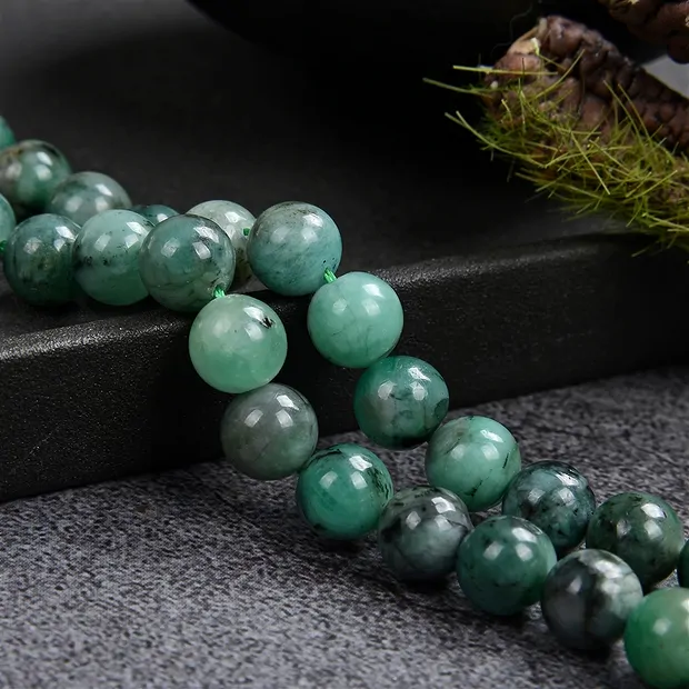 Strang Kugeln, Smaragd, 08mm | Mineralienhandel Edelsteine, Heilsteine & Schmuck