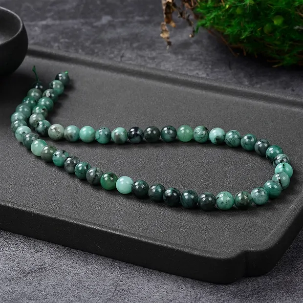 Strang Kugeln, Smaragd, 08mm | Mineralienhandel Edelsteine, Heilsteine & Schmuck