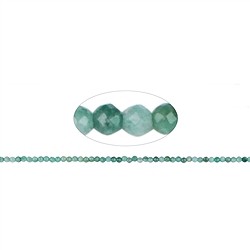 141440104820 Rang de colliers boules, &#xC9;meraude, &#xE0; facettes, 03mm (39cm) | Marco Schreier