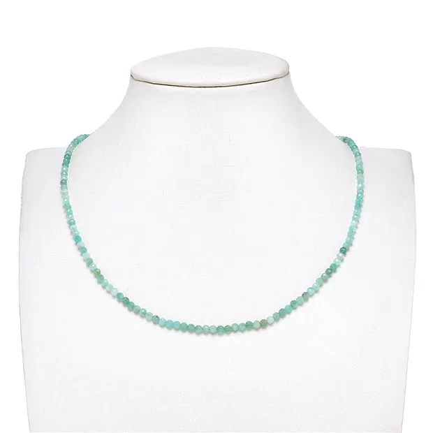 Strang Kugeln, Smaragd, 03mm, facettiert | GH Edelsteine, Heilsteine & Schmuck