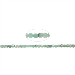 141440210221 Rang de colliers, Smargad, &#xE0; facettes, 02 x 02 x 02mm (39cm) | Marco Schreier