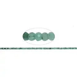 141440318020 Filo di bottoni, smargad, sfaccettato, 03 x 02 mm | Marco Schreier