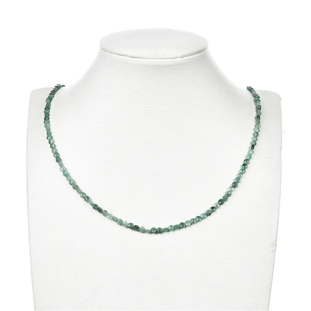 Strand slice/coin, emerald, faceted, 04mm (39cm) | Marco Schreier