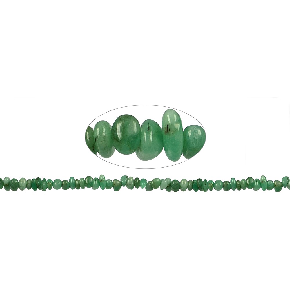 Rangs de colliers, Émeraude, 02 - 04 x 05 - 10mm | Marco Schreier