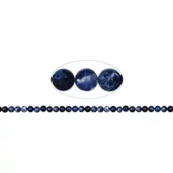 141460100520 String Beads, Sodalite, 06mm | wholesale supplier gems, healing stones & jewelry