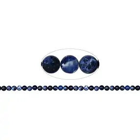 String Beads, Sodalite, 06mm | wholesale supplier gems, healing stones & jewelry