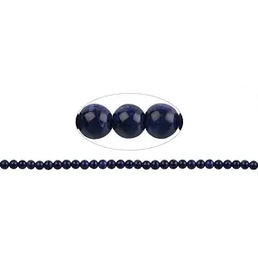 String Beads, Sodalite (extra), 06mm (38cm) | wholesaler gems & healing stones