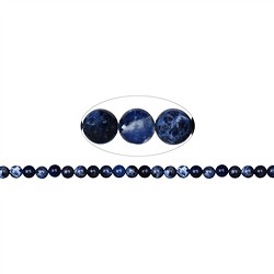 141460100720 Rang de collier boules, Sodalite, 08-09mm | Marco Schreier