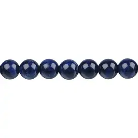 String Beads, Sodalite (extra), 09mm (38cm) | wholesaler gems & healing stones